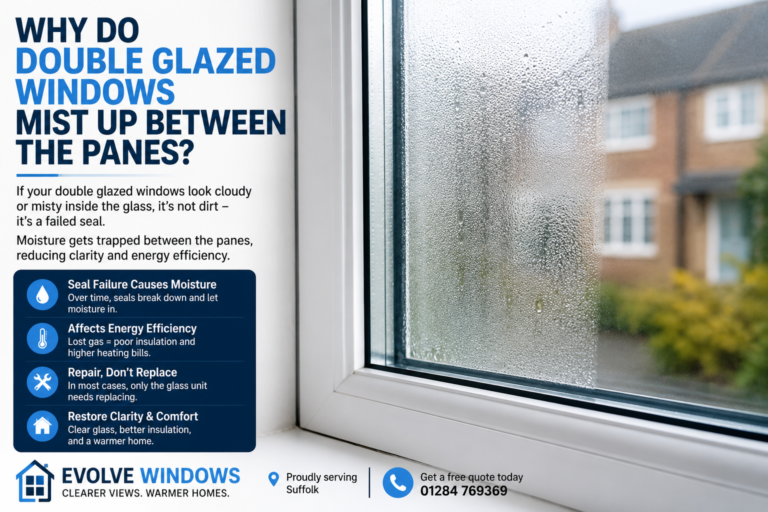double glazed windows mist up